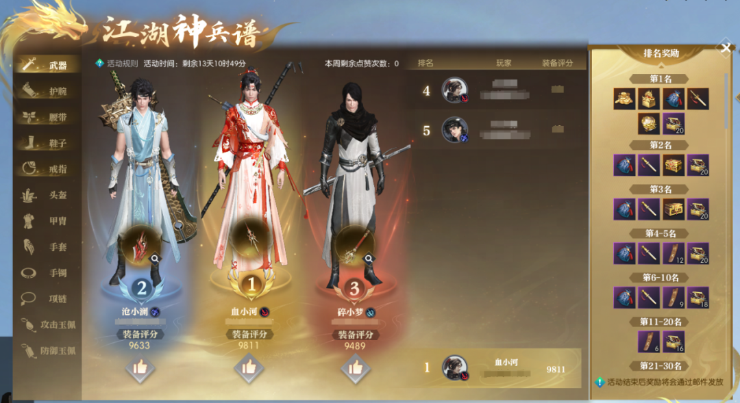 《逆水寒》黄金服抢12个装备位,榜首直接成网易股东