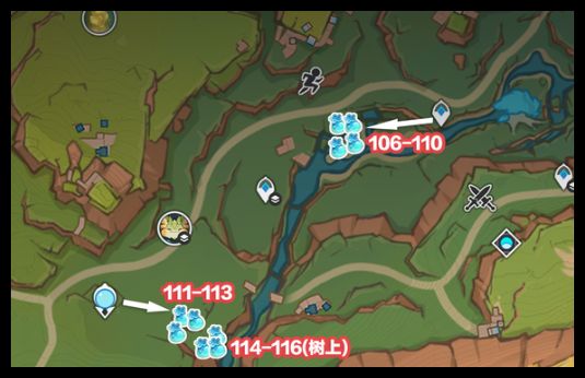 《原神》青蜜梅在哪里收集青蜜梅采集路线7