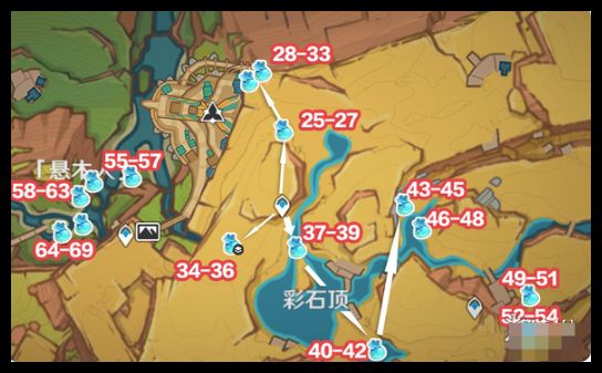 《原神》青蜜梅在哪里收集青蜜梅采集路线3