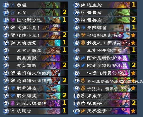 《炉石传说》标准千甲术卡组代码介绍
