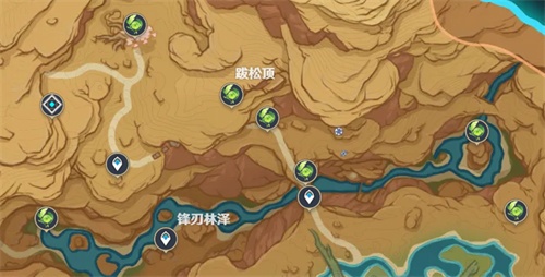 原神荒石苍漠草神瞳位置大全_3.6荒石苍漠草神瞳位置在哪