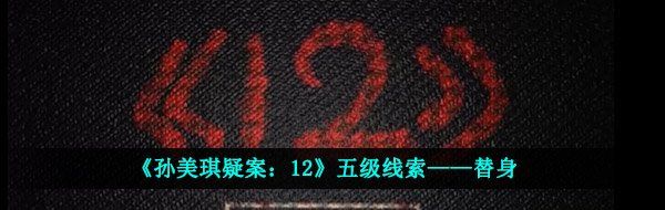 《孙美琪疑案：12》五级线索——替身