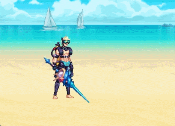 《dnf》夏日套全职业武器装扮外观一览2