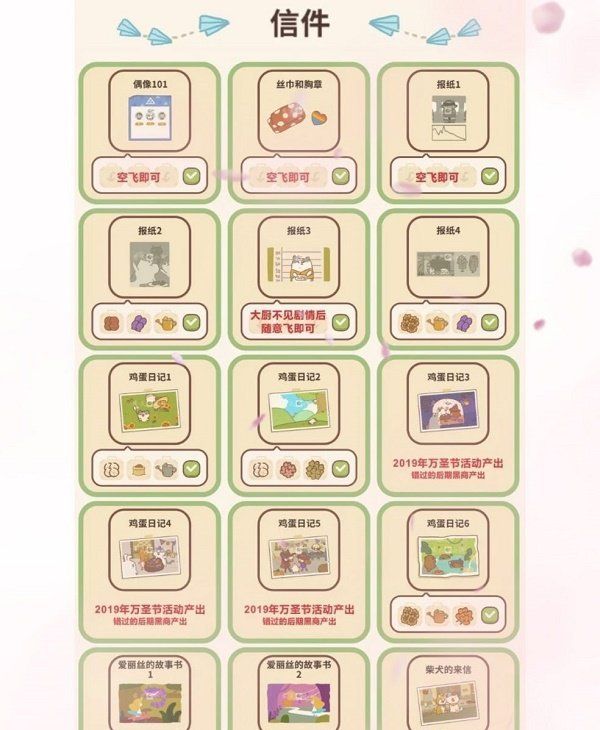 《动物餐厅》海德薇信件全攻略