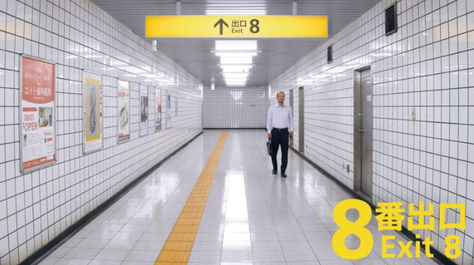 恐怖游戏《8番出口》真人电影版2025年上映1
