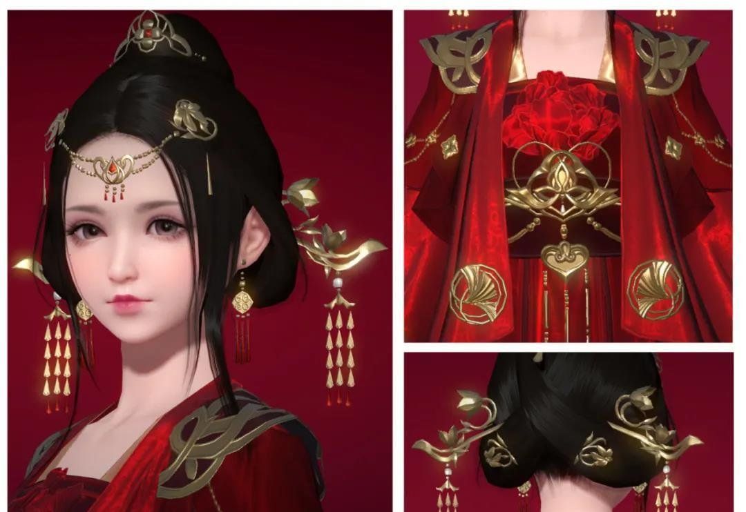 《天涯明月刀手游》心王红鸾殿时装效果一览