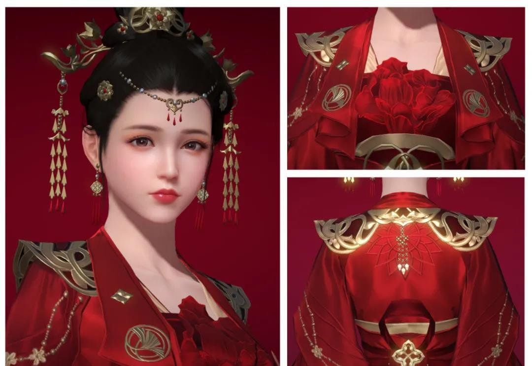 《天涯明月刀手游》心王红鸾殿时装效果一览
