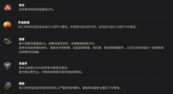 《坦克世界》M60乘员技能介绍2