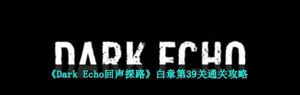 《Dark Echo回声探路》白章第39关通关攻略
