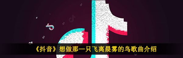 《抖音》想做那—只飞离晨雾的鸟歌曲介绍