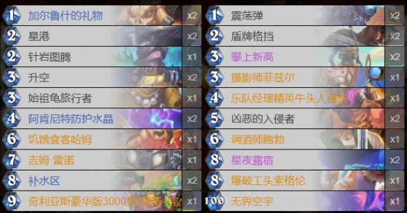 《炉石传说》最新版本星舰战卡组代码分享2