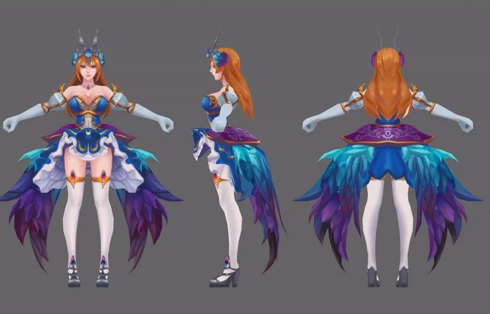 王昭君新皮肤模型曝光和小乔天鹅之梦神似 你会买么
