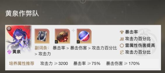 崩坏星穹铁道黄泉平民阵容怎么搭配图二
