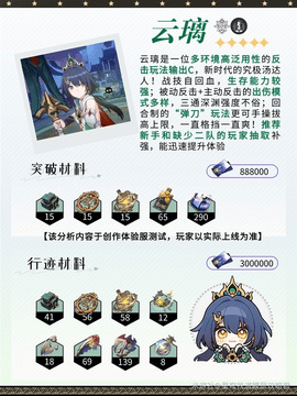 《崩坏星穹铁道》云璃全方位培养攻略