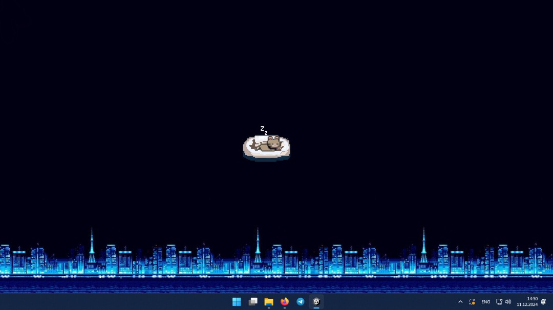 休闲挂机桌面宠物游戏《屏幕上的猫》登Steam5