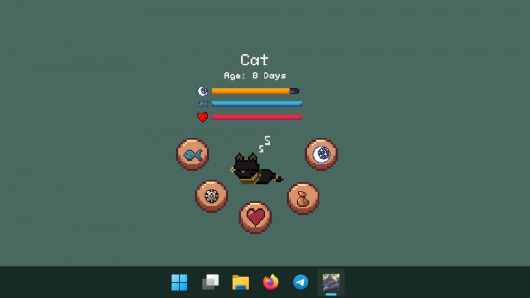 休闲挂机桌面宠物游戏《屏幕上的猫》登Steam3