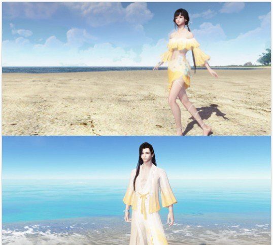 《天涯明月刀手游》晨夕系列时装外观欣赏