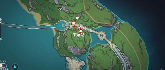 原神虹彩蔷薇位置路线图一览图八