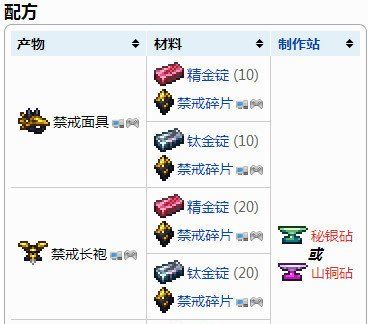 《泰拉瑞亚》禁忌套介绍