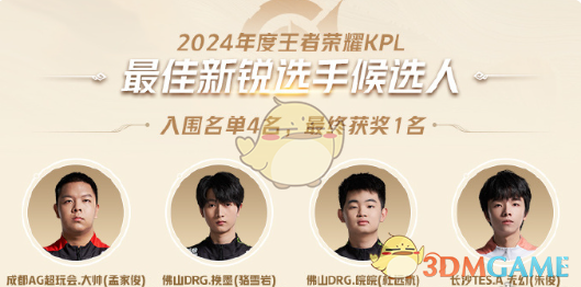《王者荣耀》2024KPL年度*候选名单一览