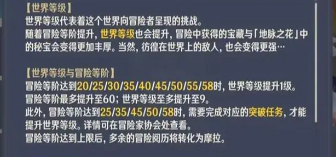 原神世界等级*等级多少图一