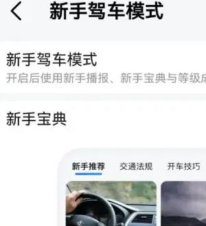 《高德地图》新手驾车模式设置方法