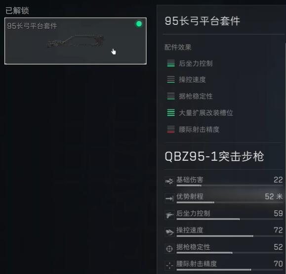 《三角洲行动》QBZ95-1配件推荐攻略