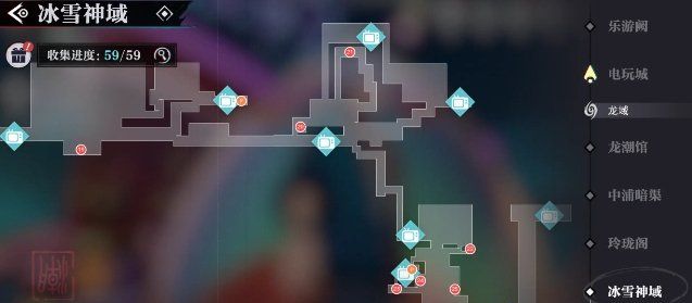 《归龙潮》冰雪神域全宝箱收集分布概览