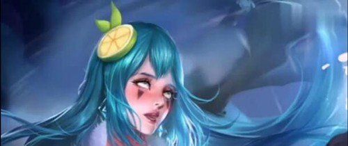 《王者荣耀》王昭君很享受的表情高清原图