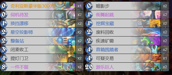 炉石传说巨人贼卡组搭配攻略