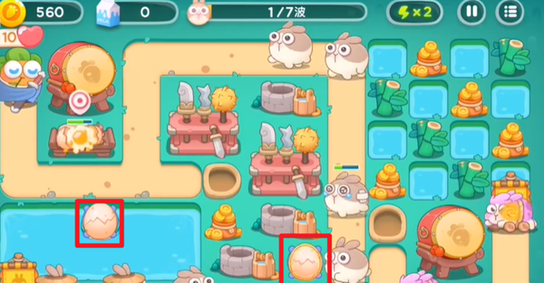 《保卫萝卜4》秋天DE第1杯奶茶第11关攻略