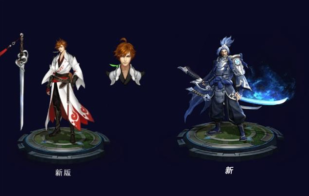 王者荣耀李白新原画再被曝出 或在新赛季更新后上线