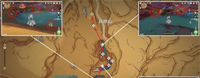 《原神》4.1悼灵花采集路线