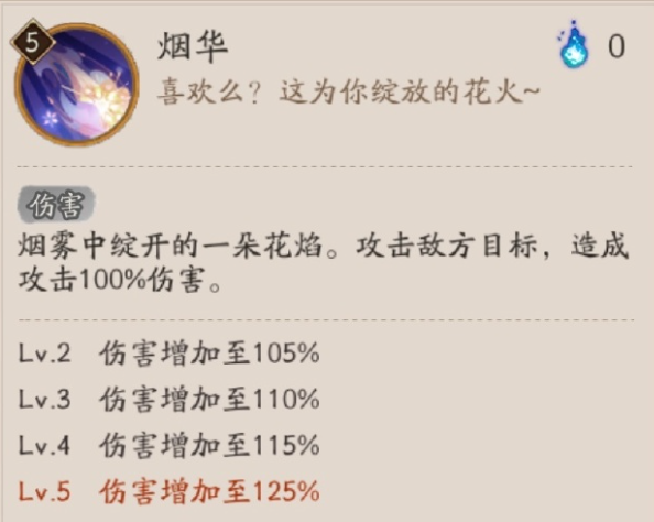 《阴阳师》遥念烟烟罗技能