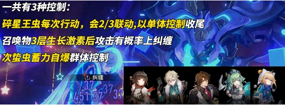 崩坏星穹铁道螟蝗战首碎星王虫怎么打