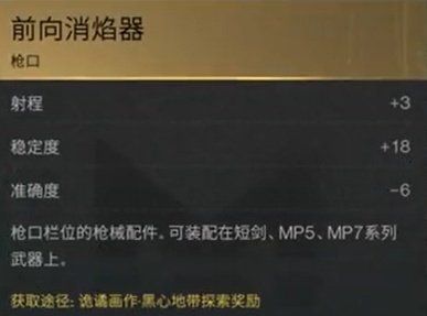 《七日世界》前向消焰器获得方法