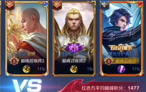 王者荣耀为什么星耀可以打巅峰赛