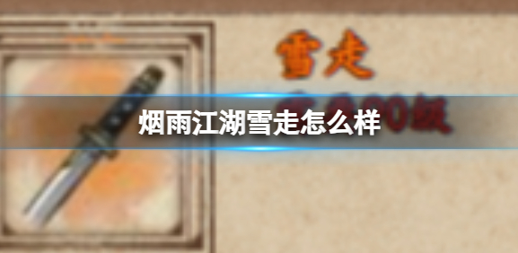 烟雨江湖雪走介绍