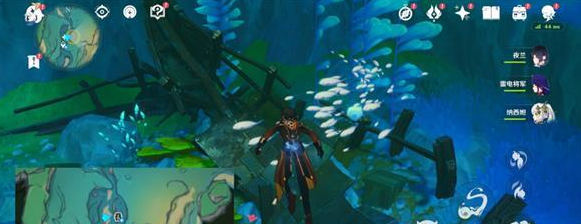 《原神》海底生物残骸位置一览图二