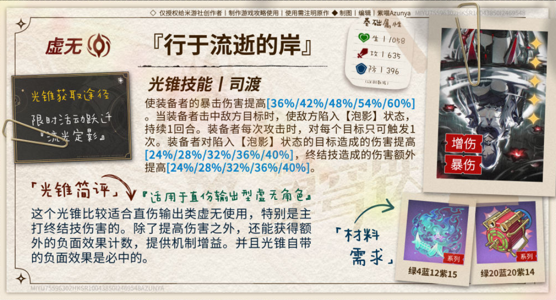 光锥搭配1