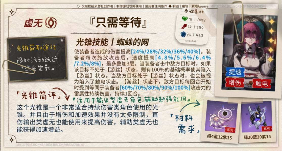 光锥搭配4