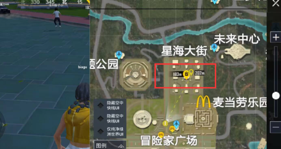 和平精英绿洲世界谢芙位置一览图三