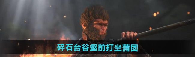《黑神话悟空》碎石台谷壑前打坐蒲团位置
